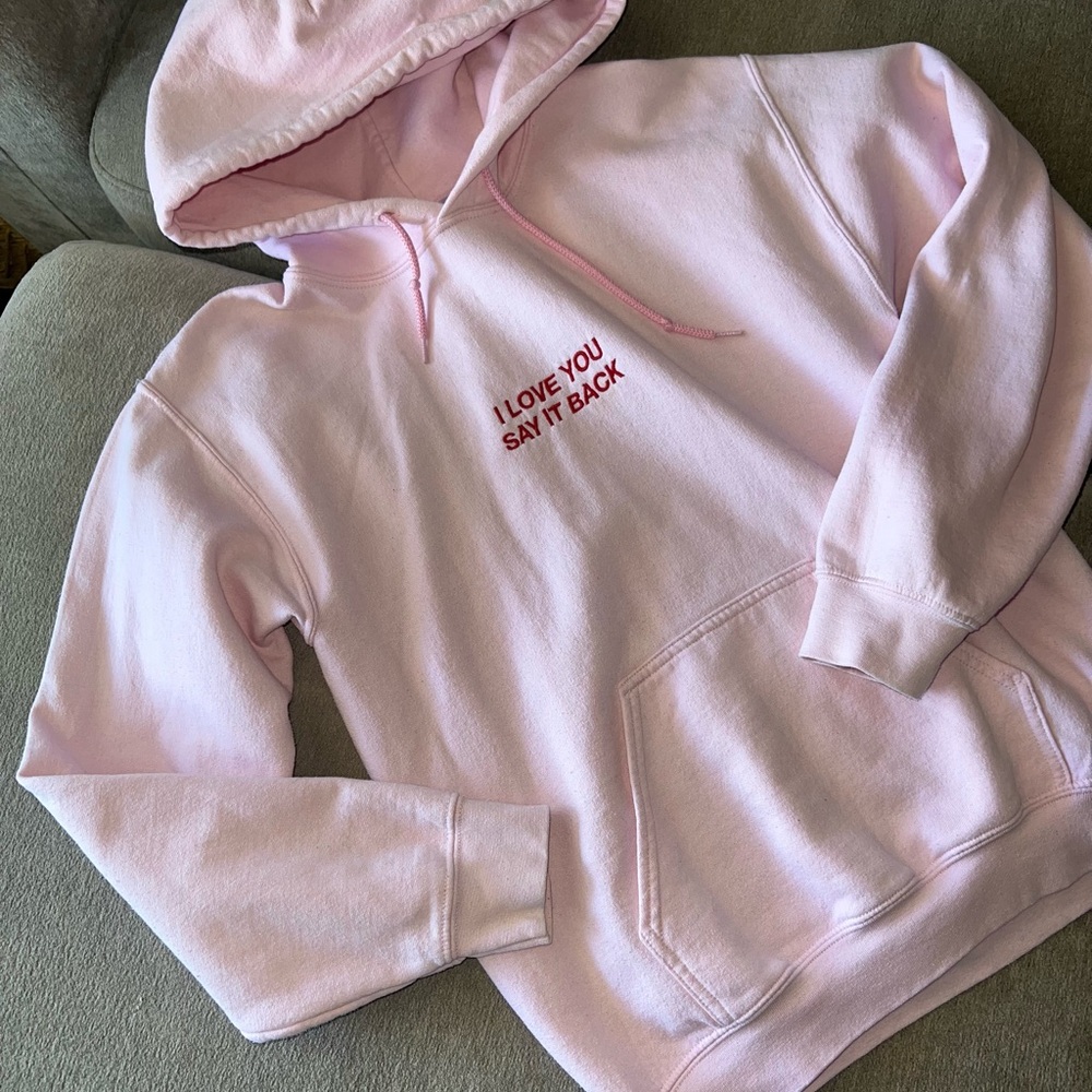 Pink Lonely Ghost Hoodie